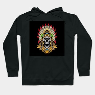 aztec-warrior-illustration-with-premium-quality-stock-vector Hoodie